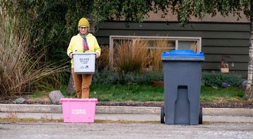 Pink and grey boxes now in use as Recycle BC takes over curbside pickup in the Central Okanagan